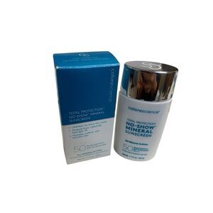 Colorescience Total Protection No-Show Mineral Sunscreen SPF 50 1.7 oz NEW
